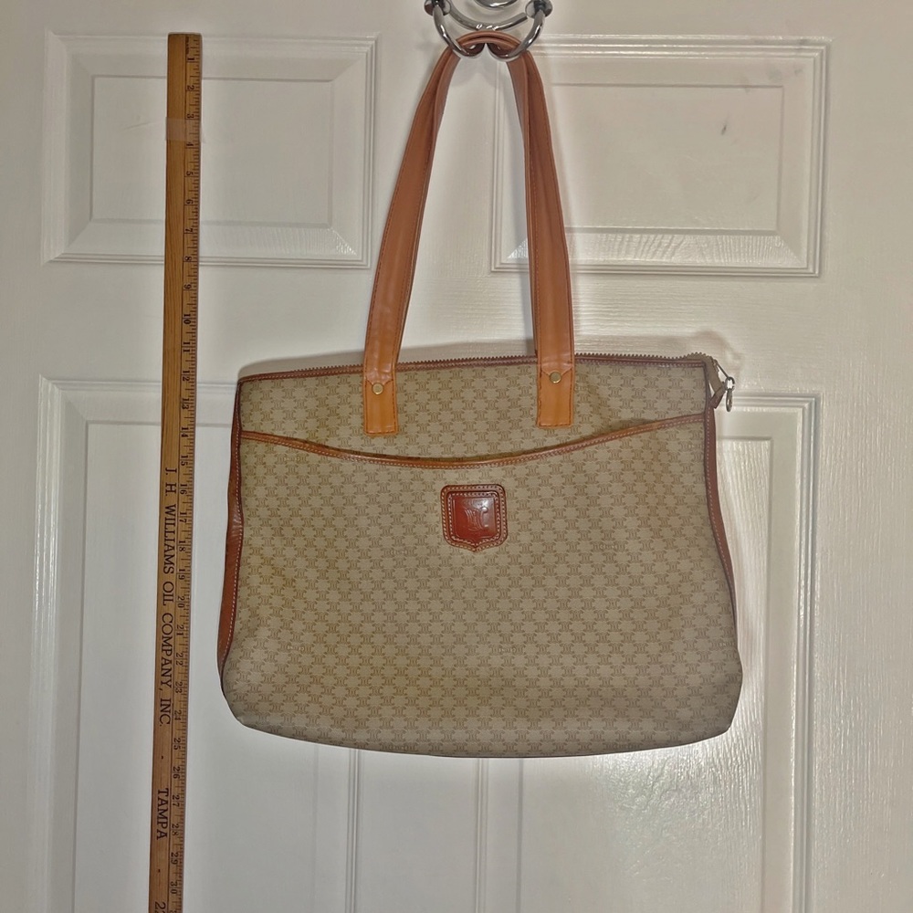 Celine Macadam Paris Brown tote - Authentic
